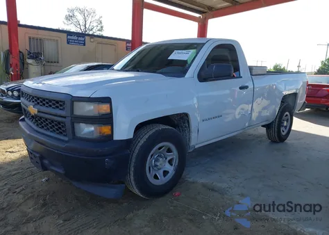 2015 Chevrolet Silverado 1500 Wt из США, поврежденный, VIN 1GCNCPEH4FZ390920